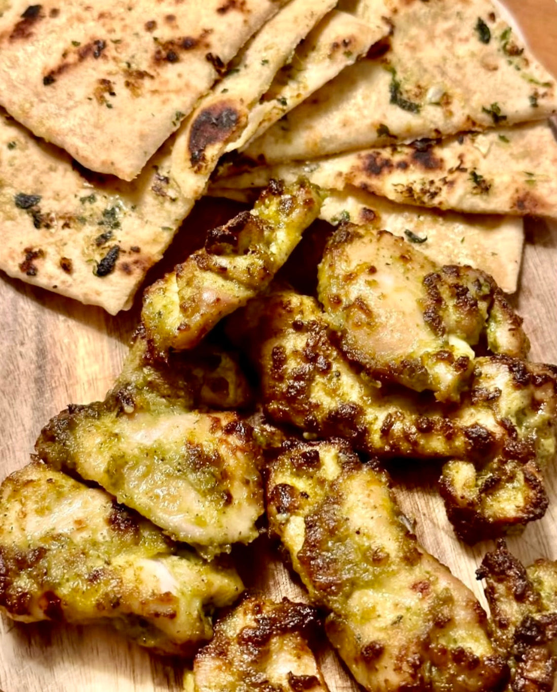 HARIYALI CHICKEN KEBABS